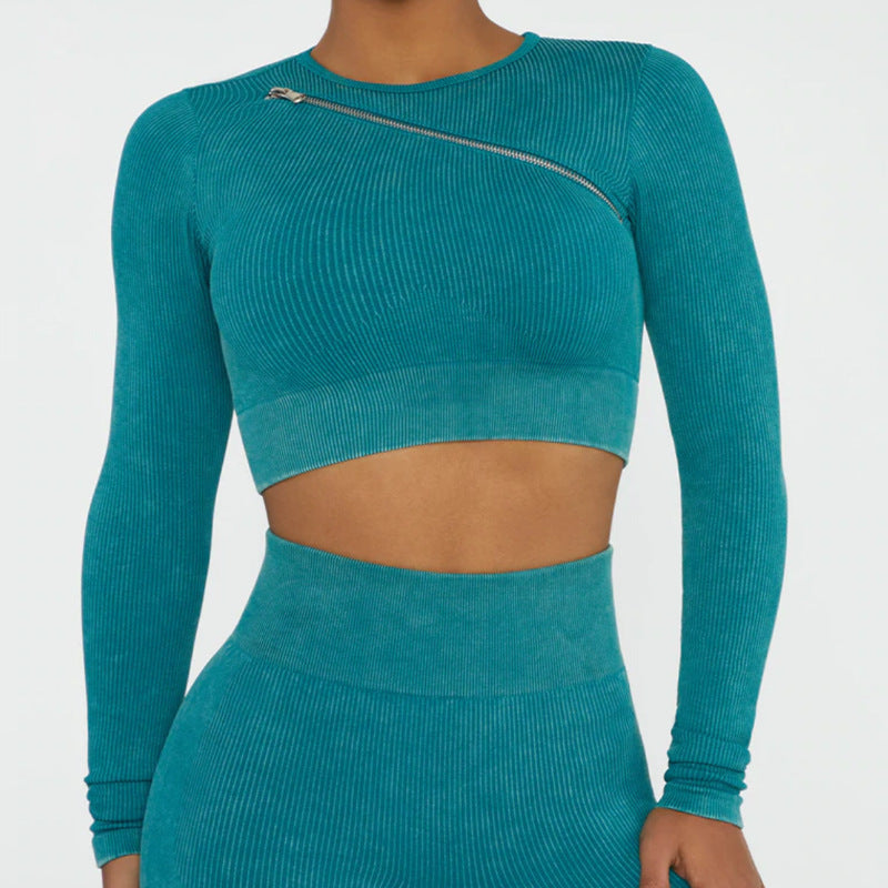 HIRUCE Women Athletic Outfits Exercise Seamless High Waist Sports Suits