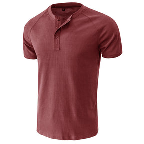 Men's Waffle Polo T-shirts