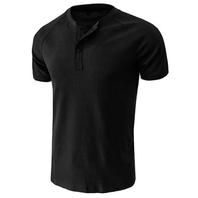 Men's Waffle Polo T-shirts