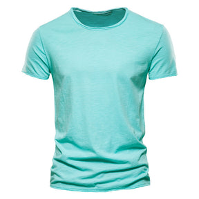 Men's Cotton Round-Neck T-shirts