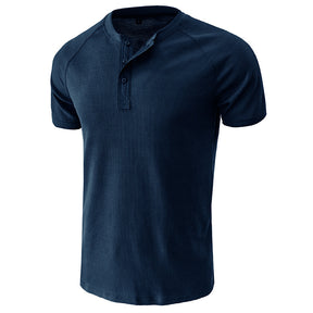 Men's Waffle Polo T-shirts