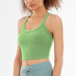 hiruce  U-Neck Sports Slip Croptop