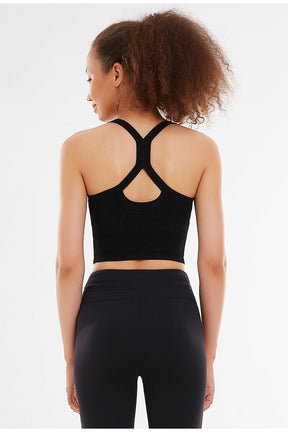 hiruce  U-Neck Sports Slip Croptop